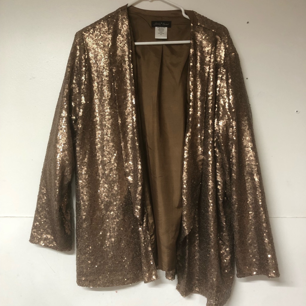 Brown Sequin Jacket